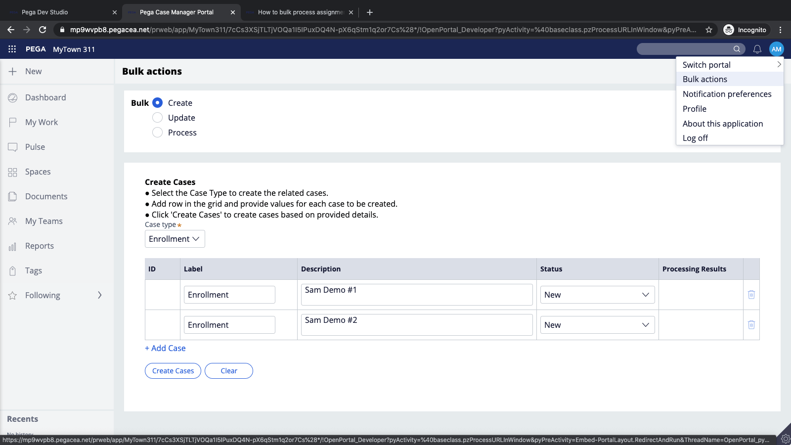 access group is associated with a role that grants Support Center